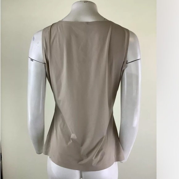 Spanx Sz 1X Thinstincts Tank Top In Brown Spandex Nylon Shapewear Layer - Picture 4 of 6